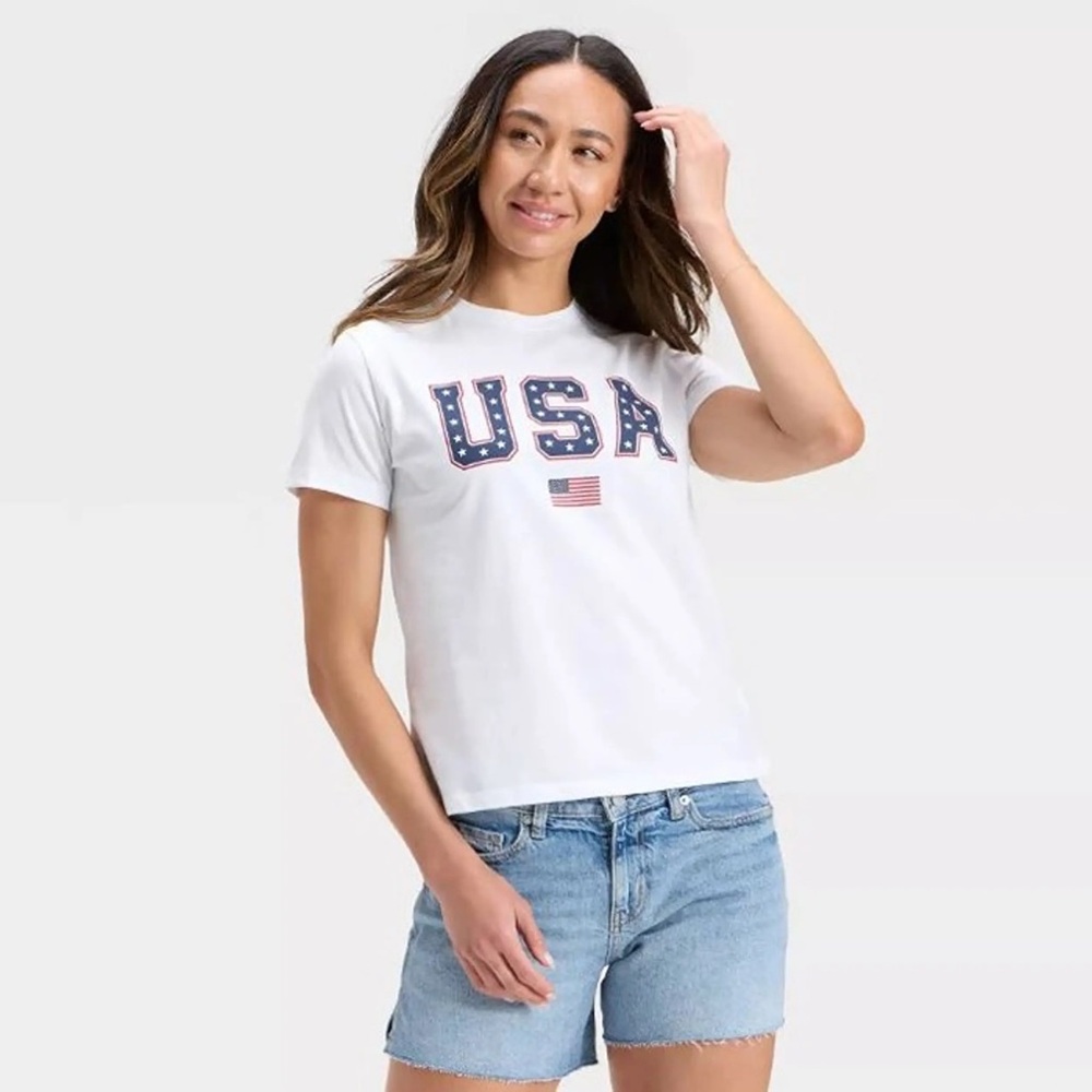 Universal Threads USA Tee NWT - image 1